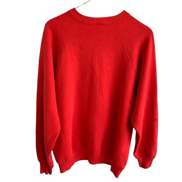 Vintage Christmas Tree Holiday Crewneck Sweatshirt Adult Size Large - Picture 5 of 6